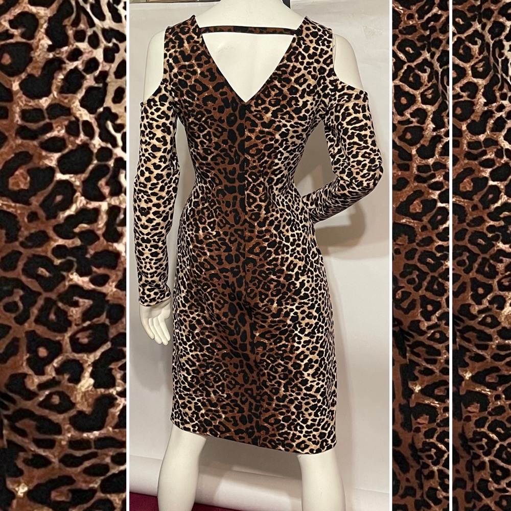 Bold Elements Leopard Bodycon Dress - Picture 3 of 6